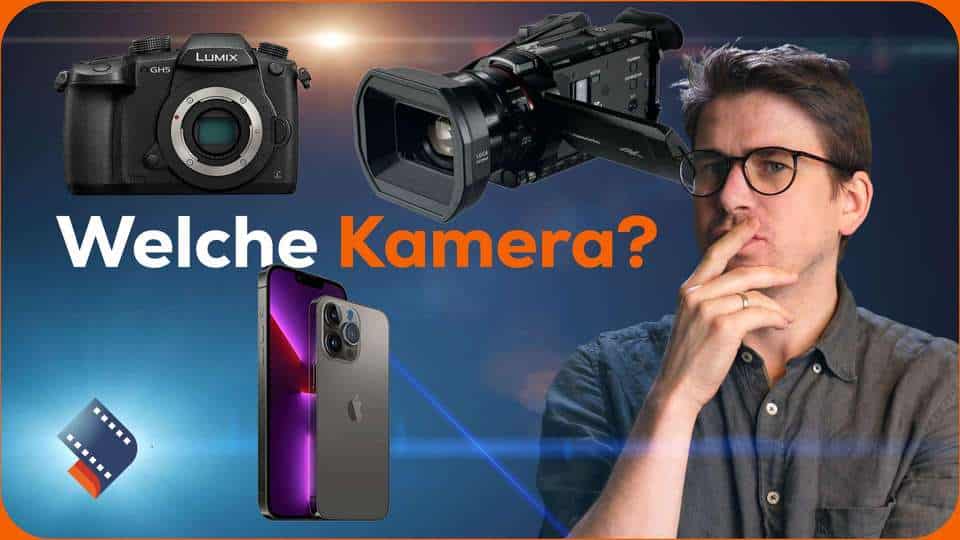 Welche Kamera eignet sich am besten zum Filmen? Reicht ein Smartphone? Oder muss es eine teure Profi-Kamera sein? Ich erkläre dir jetzt, was es für Kameras gibt und für welchen Zweck welche Kamera geeignet ist.